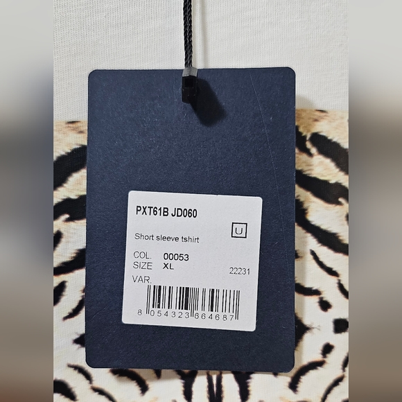 🔥 Roberto Cavalli Class Leopard Print Logo T-Shirt Multiple Sizes - Picture 16 of 16